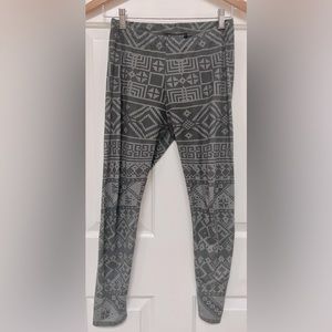 VIGOSS Suede Grey Patterned Leggings